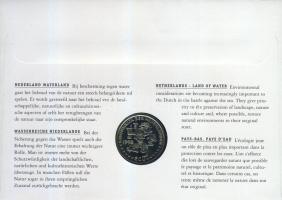 Hollandia 1998. 1Ecu "Hollandia, a vizek országa" érmés, bélyeges borítékon T:1