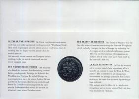 Hollandia 1998. 1Ecu "Münsteri békeszerződés" érmés, bélyeges borítékon T:1