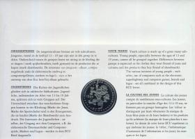 Hollandia 1997. 1Ecu "Ifjúsági trendek" érmés, bélyeges borítékon T:1