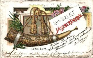 Jászberény Lehel kürt litho