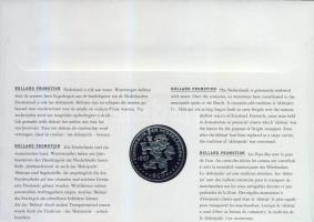 Hollandia 1997. 1Ecu "Skütsjesile-Vitorlázás" érmés, bélyeges borítékon T:1