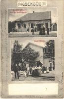 1908 Csengőd, Vasútállomás, vasutasok, Bakos Géza üzlete és saját kiadása (fa)