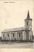 1918 Örsújfalu, Dunaörs, Duna-Újfalu, Nová Stráz (Komárom, Komárno); Római katolikus templom / Catholic church (r)