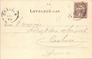 Párkánynána, Párkány-Nána, Parkan-Nána, Parkan, Stúrovo; indóház, vasútállomás. Wallfisch S. kiadása...