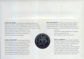 Hollandia 1997. 1Ecu "Bob és Bobette" érmés, bélyeges borítékon T:1