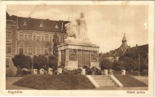 1928 Nagykőrös, Hősök szobra, emlékmű. Németh Sándor kiadása (fl)