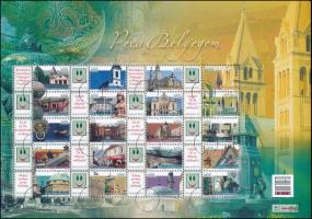 2009 Pécs bélyegem teljes MINTA ív / Mi 5362-5381 complete SPECIMEN sheet