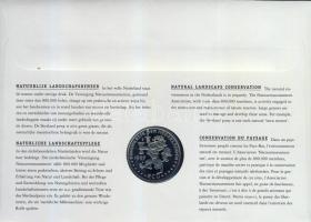 Hollandia 1997. 1Ecu "Természetvédelem" érmés, bélyeges borítékon T:1