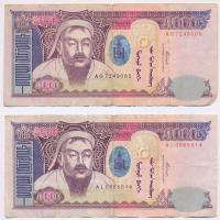 Mongólia 2003. 5000T (2x) T:III Mongolia 2003. 5000 Tugrik (2x) C:F