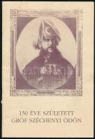 1989 150 éve született gróf Széchenyi Ödön két nyomtatvány