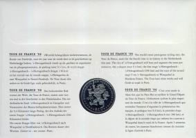 Hollandia 1996. 1Ecu "Tour de France" érmés, bélyeges borítékon T:1