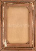 XX. század eleji festő: Velence. Olaj, vászon, jelzés nélkül, korabeli dekoratív keretben (Korának m...