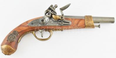 Napoleon kovás pisztolyának gyűjtői replikája 35 cm