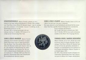 Hollandia 1996. 1Ecu "Képregény bélyeg" érmés, bélyeges borítékon T:1