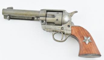 Régi colt revolver pisztoly igényes, részletgazdag gyűjtői replikája 29 cm
