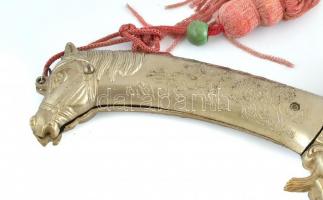 Lovas díszítésű díszkard 50 cm fém hüvellyel