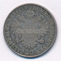 1833B 20Kr Ag "I. Ferenc" (6,20g) T:2,2-
Hungary 1833B 20 Kreuzer Ag "Franz I" ...