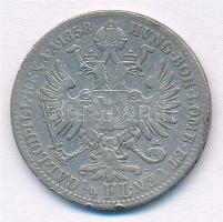 Ausztria 1858A 1/4Fl Ag "Ferenc József" T:2-,3 ph. 
Austria 1858A 1/4 Florin Ag "Fra...