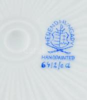 Herendi walesi mintás duplafalú áttört fedeles gyömbértartó. Jelzett, hibátlan. m: 22 cm, d: 17 cm