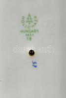 Hollóházi nagy méretű, kézzel festett huszár figura, jelzett, minimális kopással, 27x13cm