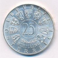 Ausztria 1956. 25Sch Ag "Mozart" T:1- 
Austria 1956. 25 Schilling Ag "Mozart" C...