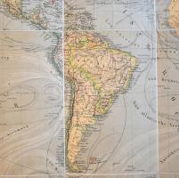 cca 1870 Neueste Karte der Erde. mit Rücksicht auf das Bedürfniss des Handelstandes sowie für den Un...