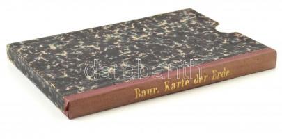 cca 1870 Neueste Karte der Erde. mit Rücksicht auf das Bedürfniss des Handelstandes sowie für den Un...