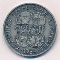 Bogár Lívia (1957- ) 1984. "Képíró Zoltán / Művészünk emlékére Keszthelyi Éremgyűjtők Csoportja...