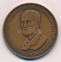 Kelemen Kristóf (1922-) 1985. "MÉE Budapest / Pázmány Péter - Eötvös Lóránd" Br emlékérem ...