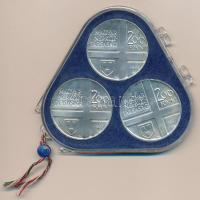 1977. 200Ft Ag (3xklf) "Magyar festők II. / Csontváry, Mányoki, Rippl-Rónai" eredeti, plom...