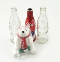 4 db-os Coca-Cola tétel: 2 db üveg + egy UEFA Euro 2016 alumínium palack + jegesmedve plüss figura