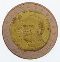 Lengyelország 2011. 2E "II. János Pál pápa - Daru Pomorza" próbaveret T:2,2-
Poland 2011....