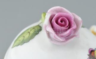 Herendi Rothschild mintás mokkás készlet 7 személyes, cukortartó nélkül. Kézzel festett, jelzett. ró...