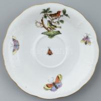 Herendi Rothschild mintás mokkás készlet 7 személyes, cukortartó nélkül. Kézzel festett, jelzett. ró...