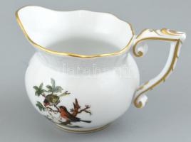 Herendi Rothschild mintás mokkás készlet 7 személyes, cukortartó nélkül. Kézzel festett, jelzett. ró...