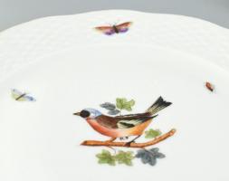 Herendi Rothschild mintás süzeményes készlet 10 személyes. Kézzel festett, jelzett. Apró kopással