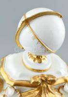 Königliche Porzellan Manufaktur asztalióra. Sérült, nem működik. Kézzel festett porcelán. Berlin XX....