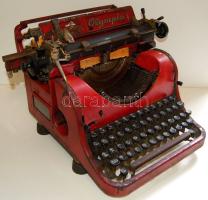 1950-1959 között gyártott Olympia típusú írógép, karbantartásra szorul