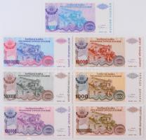 Horvátország / Krajnai Szerb Köztársaság 1993. 100.000D + 500.000D + 10.000.000.000D + 50.000.000.00...