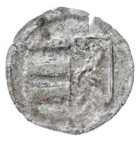 1463. Obolus Ag I. Mátyás (0,27g) T:2 kitörés / Hungary 1463. Obolus Ag Matthias I (0,27g) C:XF cracked Huszár: 707., Unger I.: 573a.