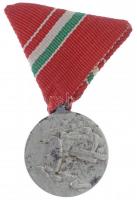 Osztrák-Magyar Monarchia 1915. A Krasniki diadalmas csatában az oroszoktól elvett ágyúból verette az Auguszta-Alap Fe emlékérem, hozzátoldott füllel, mellszalagon. Szign.: Murányi Gyula (21mm) + 1915. Az Auguszta-Alap emlékérmekről szóló reklámlapja T:2 / Austro-Hungarian Monarchy 1915. Commemorative Medal for the Victory at Krasnik Fe commemorative medallion, medallion made from the material of the captured Russian cannons. Sign.: Gyula Murányi (21mm) + 1915. Advertisment card of the Auguszta-Alap regarding the commemorative medallions C:XF