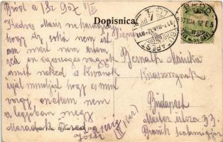 1907 Bród, Nagyrév, Slavonski Brod, Brod na Savi; Vatrogasna staja / tűzoltóság / fire station