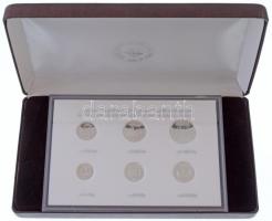 Kuvait 2008. 1f - 100f Ag "Jaber III / Sabah IV" (6xklf) forgalmi sor, eredeti dísztokban ...