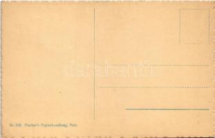 SMS Kaiser Karl VI az Osztrák-Magyar Haditengerészet páncélos cirkálója Polában / K.u.K. Kriegsmarin...