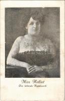 Miss Helliot Das lebende Kunstwerk / Tetovált hölgy Az élő műalkotás / Tattoed lady, circus stunt (portraits of Wilhelm II and Franz Joseph)