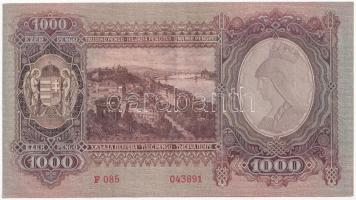 1943. 1000P "F 085 003480" T:II-,III szép papír
Adamo P21