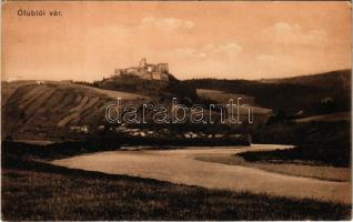 1917 Ólubló, Stará Lubovna; vár. Kunsch Antal kiadása / castle / hrad (EK)