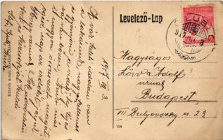 1917 Ólubló, Stará Lubovna; vár. Kunsch Antal kiadása / castle / hrad (EK)