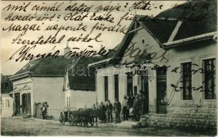 1934 Olasztelek, Talisoara; Kolumbán István üzlete / shops