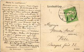 1915 Vöröstoronyi-szoros, Roterturmpass, Pasul Turnu Rosu (Nagyszeben, Sibiu); vasúti híd, vonat, gő...